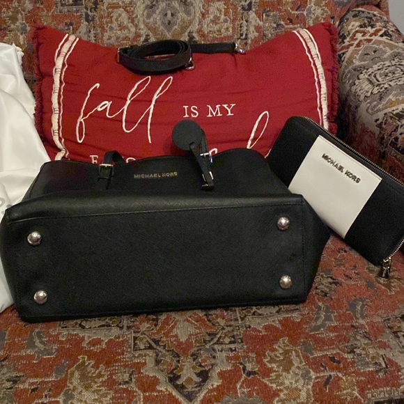 Michael Kors crossbody/shoulder bag & wallet saffiano leather - Picture 9 of 16